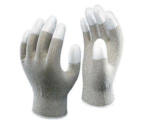 Gants ESD en nylon/trico cuivre, doigts PU 