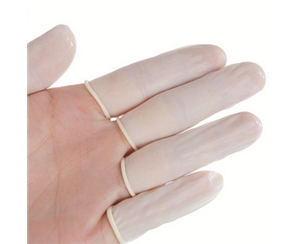 ESD White Latex Finger Cots