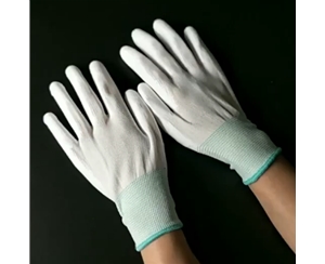 Gants ESD en nylon, paume PU 